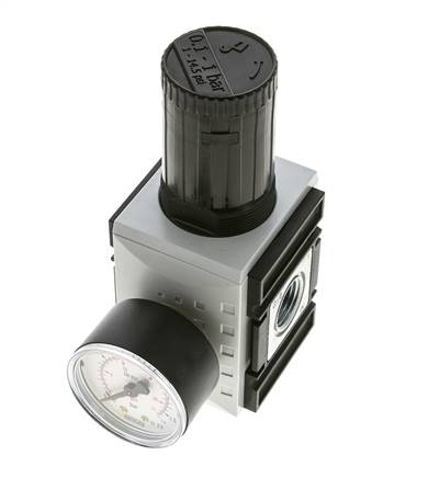 Regulador de Presión de Precisión para Ensamblaje de Colector G1/2''&3/8'' 5200l/min 0.1-1.0bar/1-14psi PA Futura 2