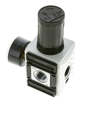 Regulador de presión de precisión para montaje de colector G1/2''&3/8'' 5200l/min 0.5-8.0bar/7-116psi PA Futura 2