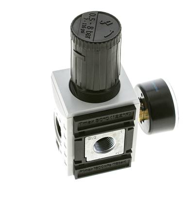 Regulador de presión de precisión para montaje de colector G1/2''&3/8'' 5200l/min 0.5-8.0bar/7-116psi PA Futura 2