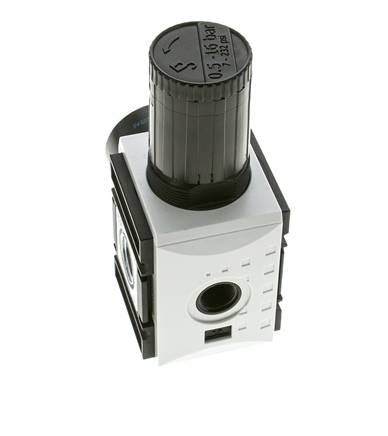 Regulador de presión de precisión para montaje de colector G1/2''&3/8'' 5200l/min 0.5-16.0bar/7-232psi PA Futura 2