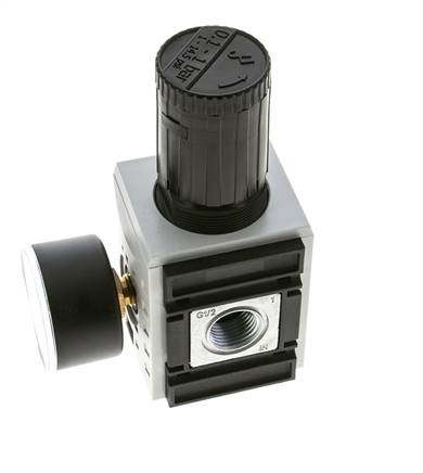 Regulador de Presión de Precisión para Ensamblaje de Colector G1/2''&3/8'' 5200l/min 0.1-1.0bar/1-14psi PA Futura 2