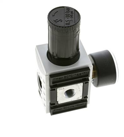 Regulador de presión de precisión para montaje de colector G3/8'' 4500l/min 0.5-10.0bar/7-145psi PA Futura 2