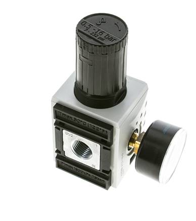 Regulador de presión de precisión para montaje de colector G1/2''&3/8'' 5200l/min 0.5-16.0bar/7-232psi PA Futura 2