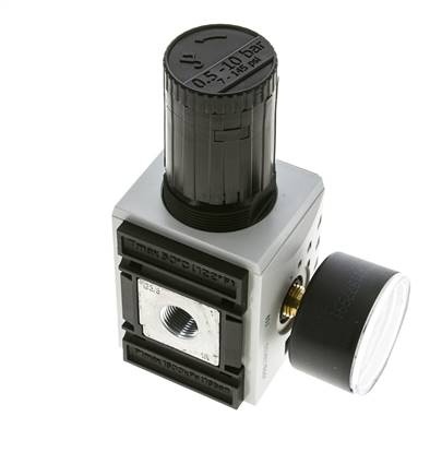 Regulador de presión de precisión para montaje de colector G3/8'' 4500l/min 0.5-10.0bar/7-145psi PA Futura 2
