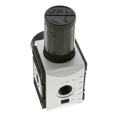 Regulador de presión de precisión para montaje de colector G3/8'' 4500l/min 0.5-10.0bar/7-145psi PA Futura 2