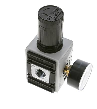 Regulador de presión de precisión para montaje de colector G1/2''&3/8'' 5200l/min 0.2-4.0bar/3-58psi PA Futura 2