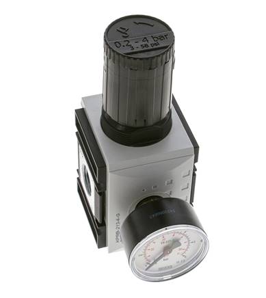 Regulador de presión de precisión para montaje de colector G1/2''&3/8'' 5200l/min 0.2-4.0bar/3-58psi PA Futura 2