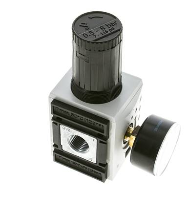 Regulador de presión para conjunto de colector G1/2'' y 3/8'' 5200l/min 0,5-8,0bar/7-116psi Futura 2