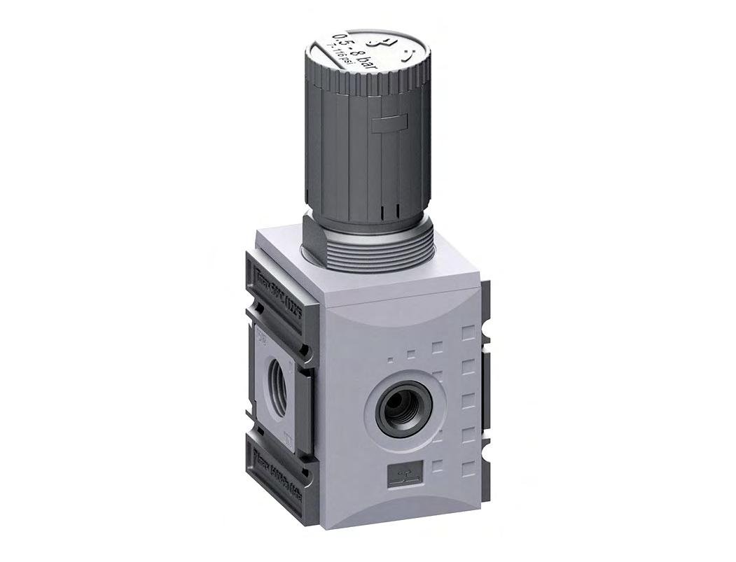 Regulador de presión de precisión para montaje de colector G3/8'' 4500l/min 0.5-10.0bar/7-145psi PA Futura 2