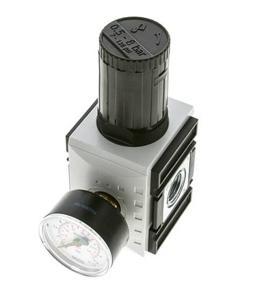 Regulador de presión para conjunto de colector G1/2'' y 3/8'' 5200l/min 0,5-8,0bar/7-116psi Futura 2