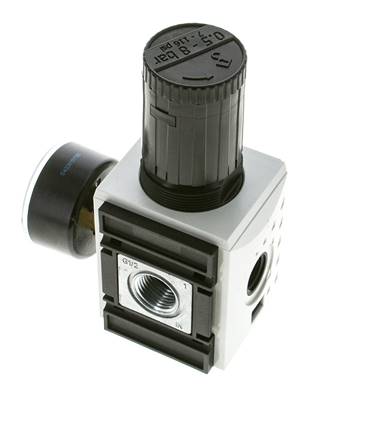 Regulador de presión para conjunto de colector G1/2'' y 3/8'' 5200l/min 0,5-8,0bar/7-116psi Futura 2