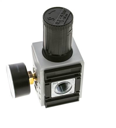 Regulador de presión para ensamblaje de colector G1/2''&3/8'' 5200l/min 0.2-4.0bar/3-58psi PA Futura 2