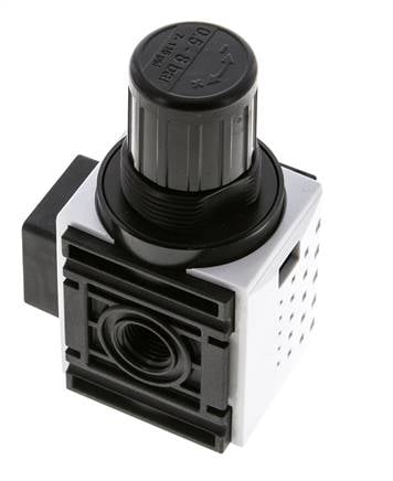 Regulador de presión para ensamblaje de colector G1/4'' 1000l/min 0.5-8.0bar/7-116psi PA Futura 0