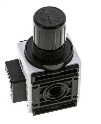 Regulador de presión para ensamblaje de colector G1/4'' 1000l/min 0.5-8.0bar/7-116psi PA Futura 0