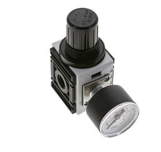 Regulador de presión para ensamblaje de colector G1/4'' 1000l/min 0.2-4.0bar/3-58psi PA 40 mm Manómetro Futura 0