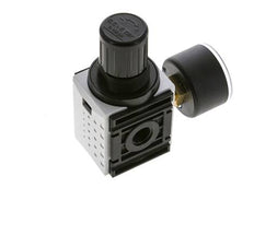 Regulador de presión para ensamblaje de colector G1/4'' 1000l/min 0.5-8.0bar/7-116psi PA 40 mm Manómetro Futura 0