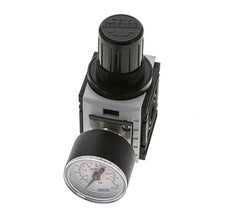 Regulador de presión para ensamblaje de colector G1/4'' 1000l/min 0.5-8.0bar/7-116psi PA 40 mm Manómetro Futura 0