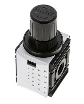 Regulador de presión para ensamblaje de colector G1/4'' 1000l/min 0.5-8.0bar/7-116psi PA Futura 0