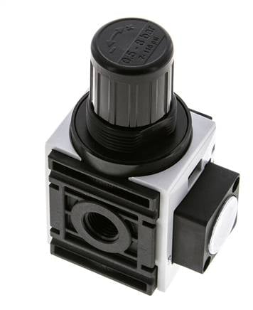 Regulador de presión para ensamblaje de colector G1/4'' 1000l/min 0.5-8.0bar/7-116psi PA Futura 0