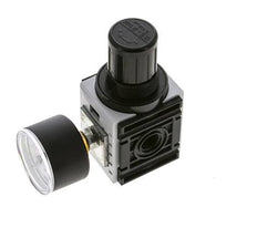 Regulador de presión para ensamblaje de colector G1/4'' 1000l/min 0.5-8.0bar/7-116psi PA 40 mm Manómetro Futura 0
