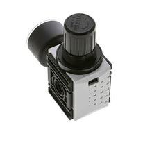 Regulador de presión para ensamblaje de colector G1/4'' 1000l/min 0.2-4.0bar/3-58psi PA 40 mm Manómetro Futura 0