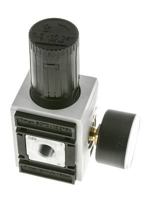 Regulador de presión de precisión G3/8'' 4500l/min 0.5-10.0bar/7-145psi PA Futura 2