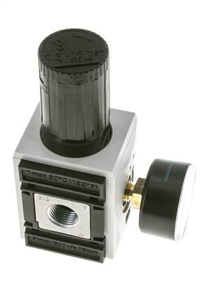 Regulador de presión de precisión G1/2'' 5200l/min 0.5-16.0bar/7-232psi PA Futura 2