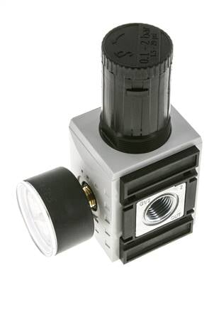 Regulador de presión G1/2'' 5200l/min 0.1-2.0bar/1-29psi PA Futura 2