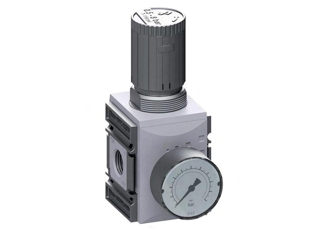 Regulador de presión de precisión G3/8'' 4500l/min 0.5-10.0bar/7-145psi PA Futura 2