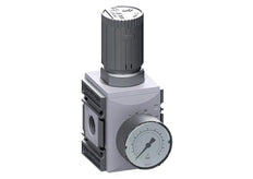Regulador de presión de precisión G3/8'' 4500l/min 0.5-10.0bar/7-145psi PA Futura 2