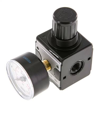 Regulador de presión de precisión G1/4'' 2100l/min 0.1-3.0bar/1-44psi de fundición de zinc Multifix 1