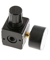 Regulador de presión de precisión G1/4'' 2100l/min 0.5-10.0bar/7-145psi de fundición de zinc Multifix 1