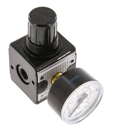 Regulador de presión de precisión G1/4'' 2100l/min 0.1-3.0bar/1-44psi de fundición de zinc Multifix 1