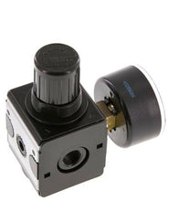 Regulador de presión de precisión G1/4'' 2100l/min 0.2-6.0bar/3-87psi de fundición de zinc Multifix 1