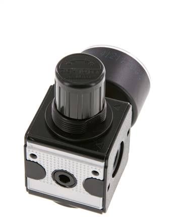 Regulador de presión de precisión G1/4'' 2100l/min 0.5-10.0bar/7-145psi de fundición de zinc Multifix 1