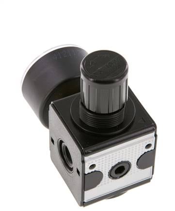 Regulador de presión de precisión G1/4'' 2100l/min 0.5-10.0bar/7-145psi de fundición de zinc Multifix 1
