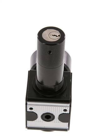 Regulador de presión de precisión G1/4'' 2100l/min 0.2-6.0bar/3-87psi Cilindro de fundición de zinc con cerradura Multifix 1