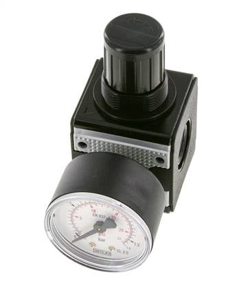 Regulador de presión G3/8'' 2100l/min 0,1-1,0bar/1-14psi Multifix 1