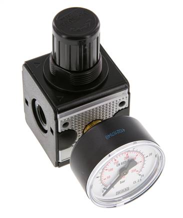 Regulador de presión G1/4'' 2100l/min 0.5-16.0bar/7-232psi de fundición de zinc Multifix 1