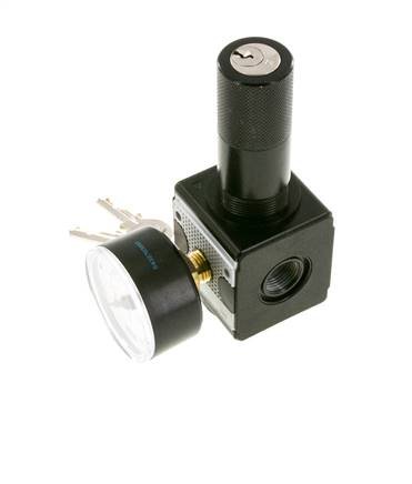 Regulador de presión G3/8'' 2100l/min 0,2-6,0bar/3-87psi Bloqueo de cilindro Multifix 1