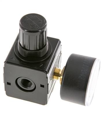 Regulador de presión G1/4'' 2100l/min 0.5-10.0bar/7-145psi de fundición de zinc Multifix 1