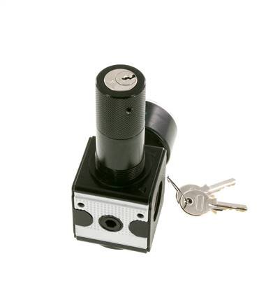 Regulador de presión G3/8'' 2100l/min 0,2-6,0bar/3-87psi Bloqueo de cilindro Multifix 1