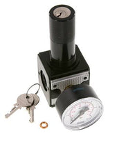 Regulador de presión G3/8'' 2100l/min 0,1-3,0bar/1-44psi Bloqueo de cilindro Multifix 1