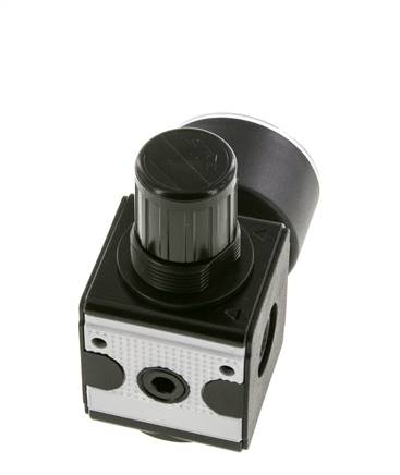 Regulador de presión G1/4'' 2100l/min 0.1-1.0bar/1-14psi de fundición de zinc Multifix 1