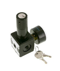 Regulador de presión G3/8'' 2100l/min 0,2-6,0bar/3-87psi Bloqueo de cilindro Multifix 1