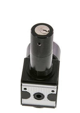 Regulador de presión G1/4'' 2100l/min 0.5-10.0bar/7-145psi Cilindro de fundición de zinc con bloqueo Multifix 1