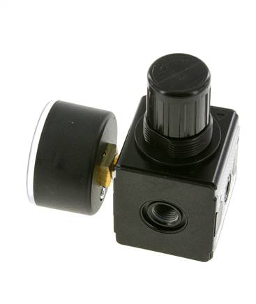 Regulador de presión G1/4'' 2100l/min 0.1-1.0bar/1-14psi de fundición de zinc Multifix 1