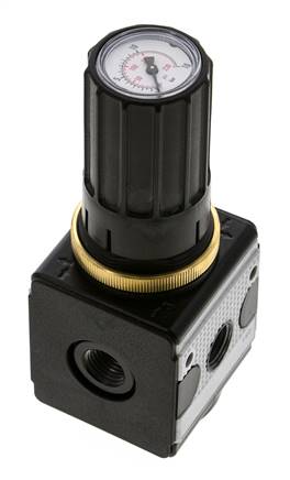 Regulador de presión para ensamblaje de colector G1/4'' 2250l/min 0.5-10.0bar/7-145psi de fundición de zinc Multifix 1