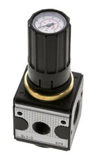 Regulador de presión para ensamblaje de colector G1/4'' 2250l/min 0.1-3.0bar/1-44psi de fundición de zinc Multifix 1