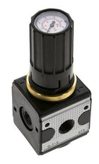 Regulador de presión para ensamblaje de colector G1/4'' 2250l/min 0.1-3.0bar/1-44psi de fundición de zinc Multifix 1